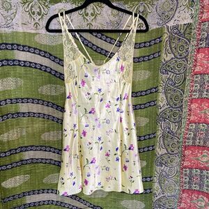chinese dress ladies Victoria's Secret Black Floral Lace Slip  LOVE ZIGGY